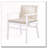 Outdoor Patio Acacia Wood Patio Armchair with Rope Design-1896667797