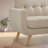 Janeil Contemporary Accent Armchair with Linen Upholstery Living Room Furniture-731042159