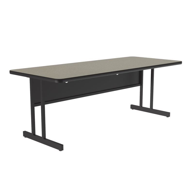 Steel Computer Desk, 26" H x 72" W x 30" D, Savannah Sand