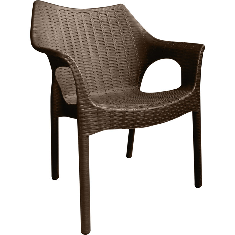 Ensemble de chaises d'extérieur Carina, Brun