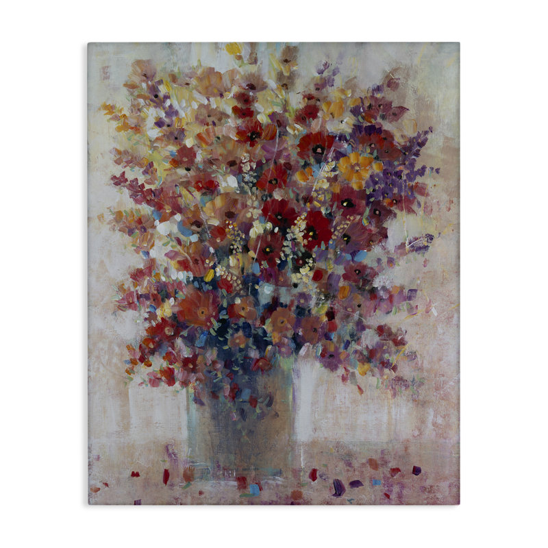 «Bright & Bold Arrangement», art mural par Tim Ottoole, H 20 po x l 16 po