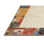 Tapis beige/jaune/orange contemporaine-653789908