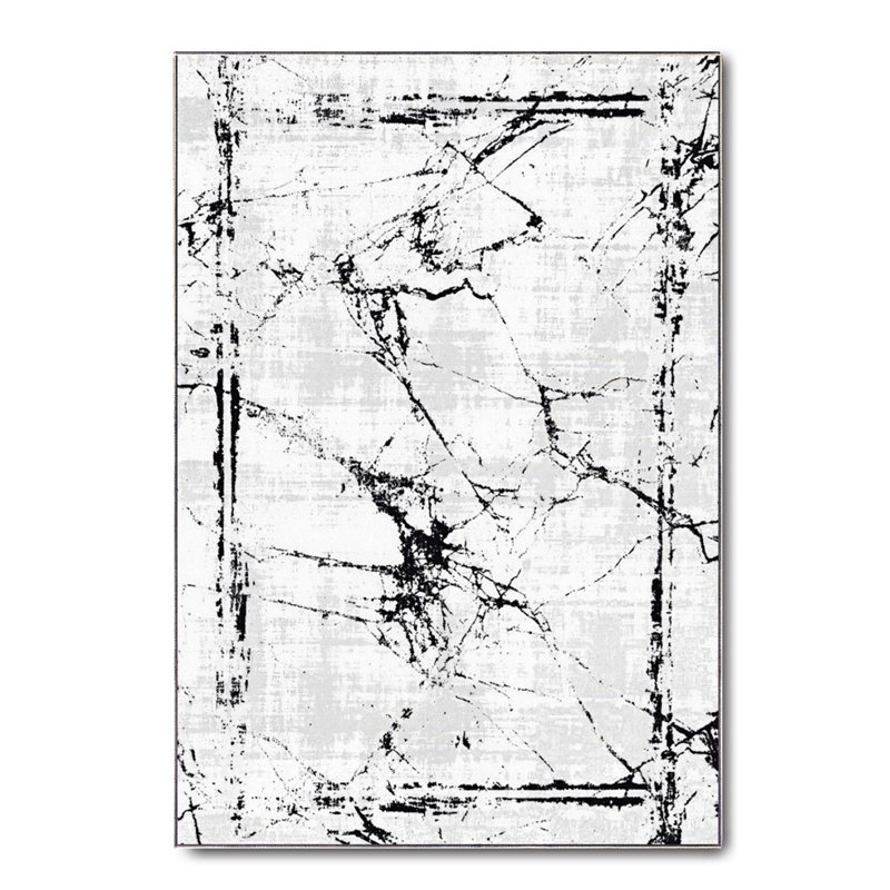 Tapis en coton Deonte, Rectangle 3 pi 3 po x 3 pi 11 po