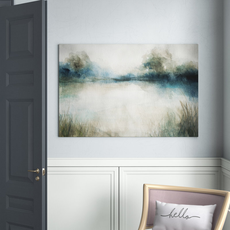 Aracelio Still Evening Waters I - impression sur toile tendue, H 48 po x l 32 po x P 1,5 po