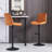 Apoch Velvet Height Adjustable Bar Stool-1995722932