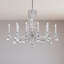 Siena 10 Light 40.5in x 30in Chandelier in Antique Silver with Clear Heritage Handcut Crystals-340986955-340986957