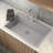 Host 33-Inch Wide x 9.5-Inch Deep Dual Mount Granite Single Bowl Kitchen Sink-41654788