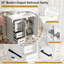 Meuble-lavabo moderne avec lavabo en céramique et nombreuses options de rangement