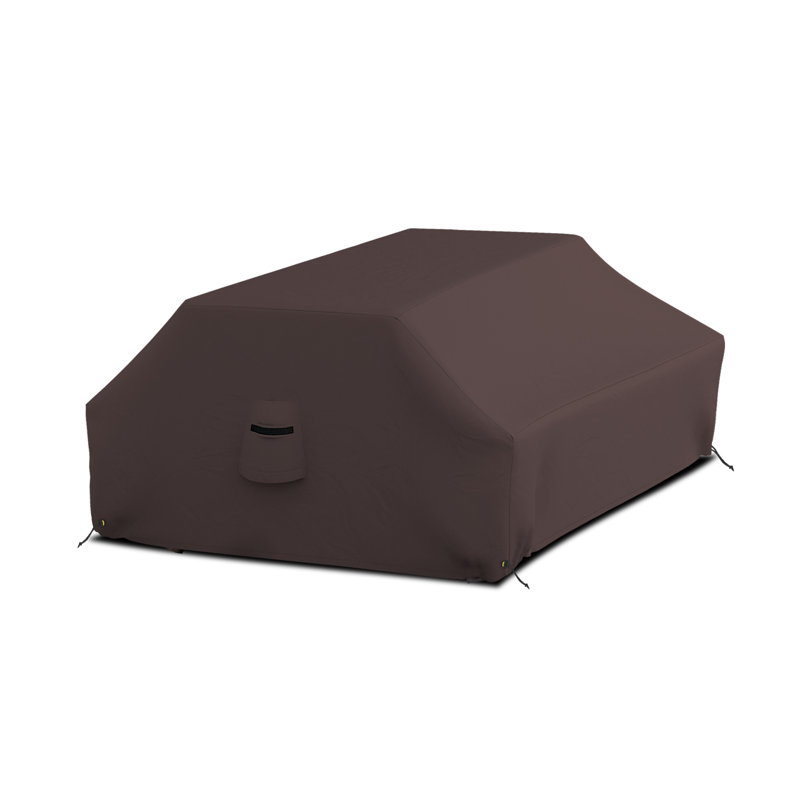 Outdoor Patio Table Cover, 94cm H x 248.9cm W x 160cm D, Brown