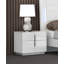 Table de chevet 2 tiroirs blanche Mcgoldrick