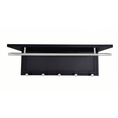 Wall Mounted Metal Coating Hook with Shelf