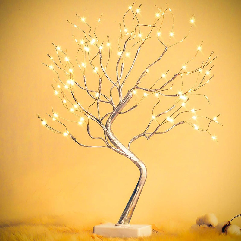 Arbre féerique, 108 arbres lumineux à DEL pour la décoration intérieure, arbre de Noël avec 9 modes et minuterie, arbre féerique pour la décoration de Noël intérieure