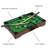 Mini Pool Table - 20-Inch Portable Tabletop Billiards Game With Cue Balls, Sticks, Chalk, Brush, And Triangle Rack - Table Games