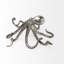 Louvenia Antiqued Silver Resin Octopus Tabletop Sculpture-95261428