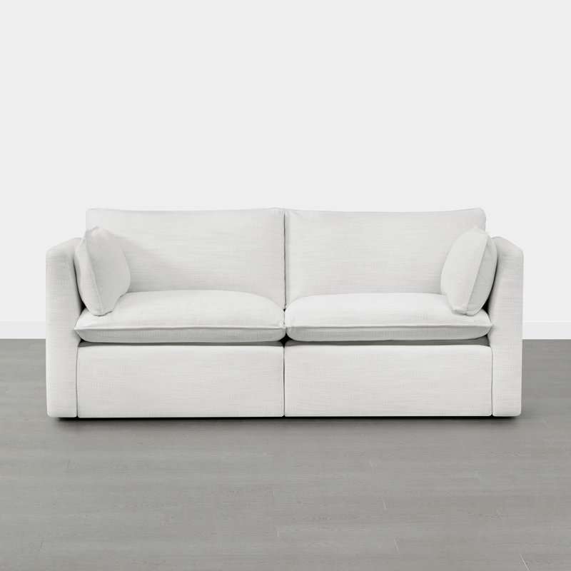 Canapé Greylan, Crème, H 35 po x l 80 po x P 35 po, 2