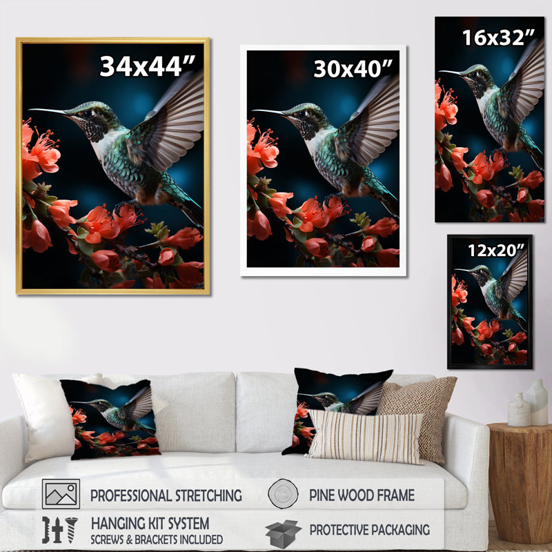Reproduction d'art sur toile Its Its, H 44 po x l 34 po x P 1,5 po, Cadre flottant blanc