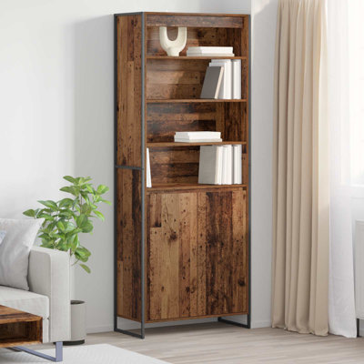  Tall Cabinets 2 Pcs Grey Sonoma 79 X 36 X 300 Cm
