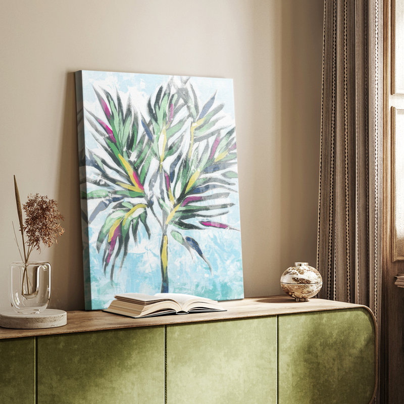 Candy Palm Fresco II - galerie sur mesure, H 12 po x l 8 po