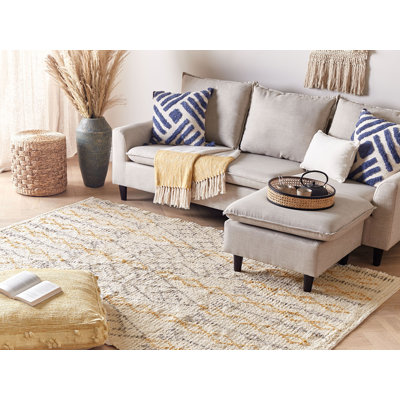 Mamadou Rectangle Geometric Hand Woven Area Rug