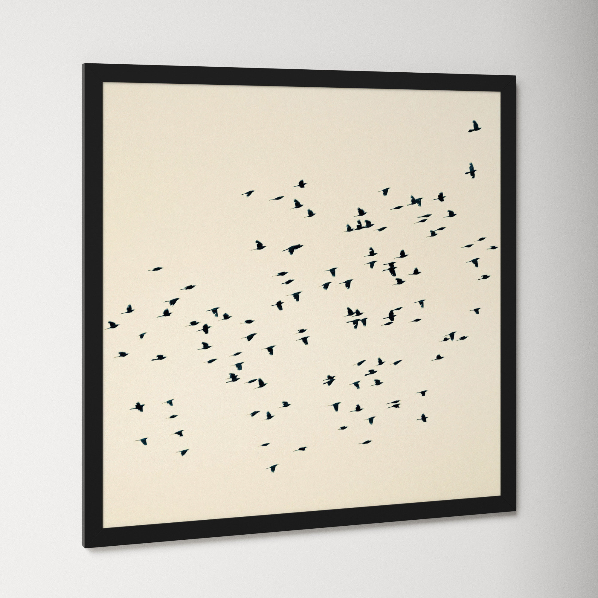Soaring by Peter Dušek, Black, 36" H x 36" W x 1.25" D