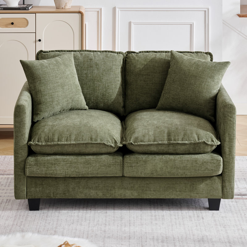 Canapé-lit modulaire 51 places avec siège profond et 2 coussins 51 "Cloud, Vert clair