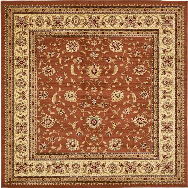 Niles Floral Indoor Rug, Square 10'