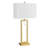 28.5" Metal Table Lamp Set With USB, Type-C Ports And Built-in Outlet(Set of 2)-346653838