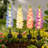 4 Pack Solar Delphinium Flower Stake Lights