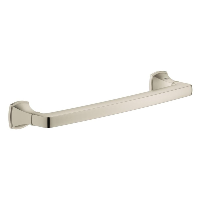 Geneva® Grip Wall Mounted Towel Bar, Brushed Nickel