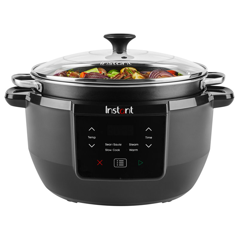 Instant Pot Superior Cooker 7.5QT Slow Cooker and Multicooker, 4-in-1 Functions, Sears/Sauté, Slow Cooks/Roast, Steams and Warms