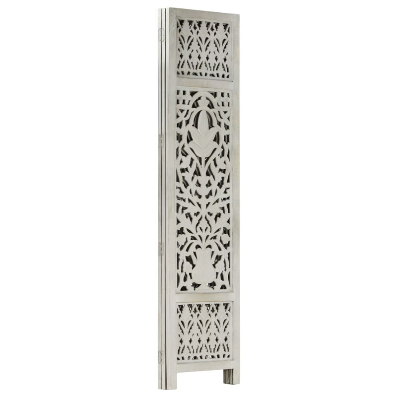 Blondell 165cm H Folding Room Divider, Grey, 3
