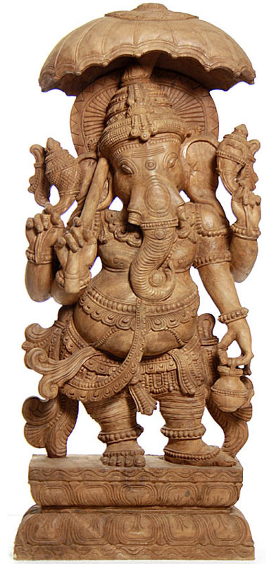 Parasol portant Ganesha