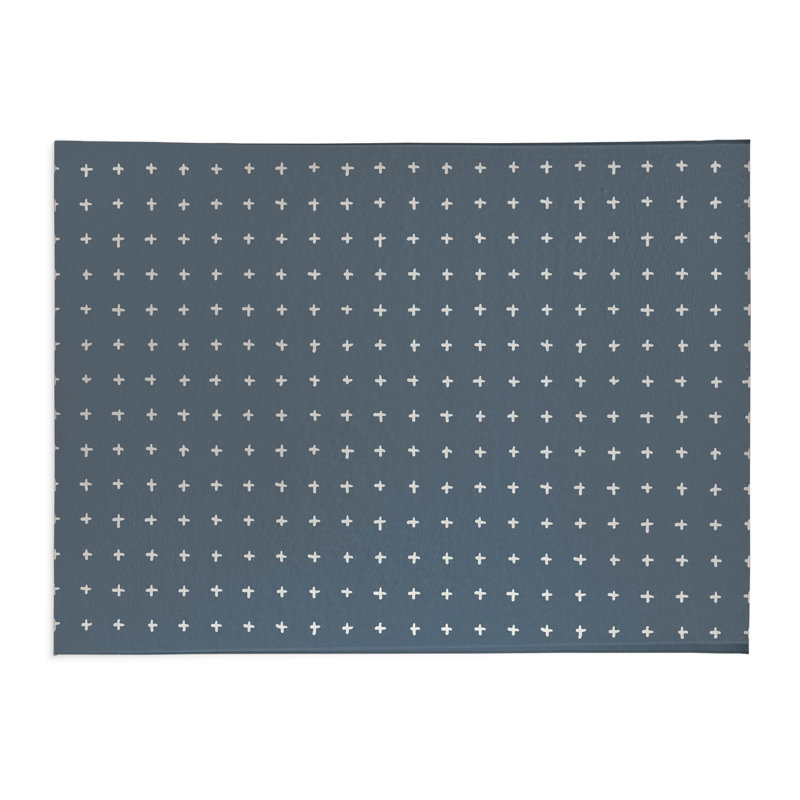 Criss Kids Play Mat, Blue, Rectangle 2' x 3'