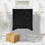 Meuble-lavabo de salle de bain avec lavabo en céramique, 3 tiroirs et tablettes réglables pour un rangement efficace
