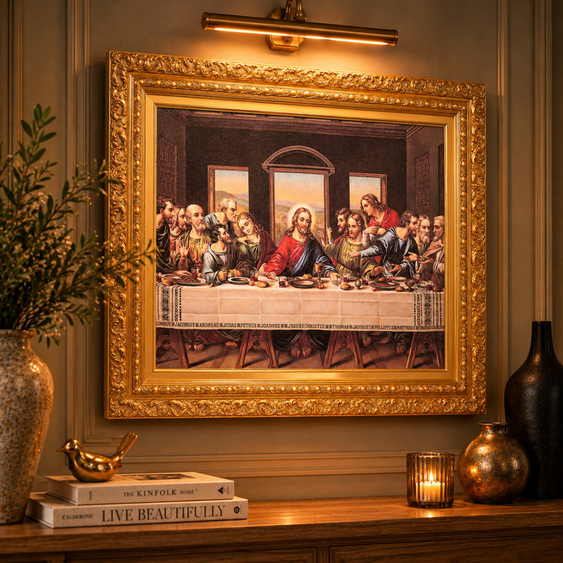 " The Last Supper " by Leonardo Da Vinci Oil Print