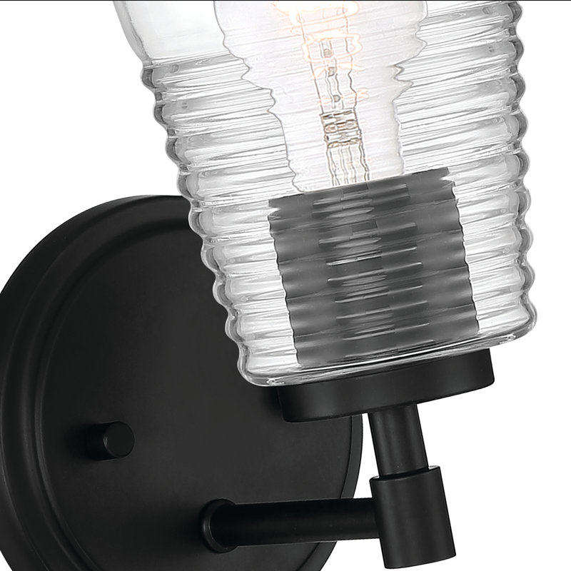 Deboer Armed Sconce, Matte Black