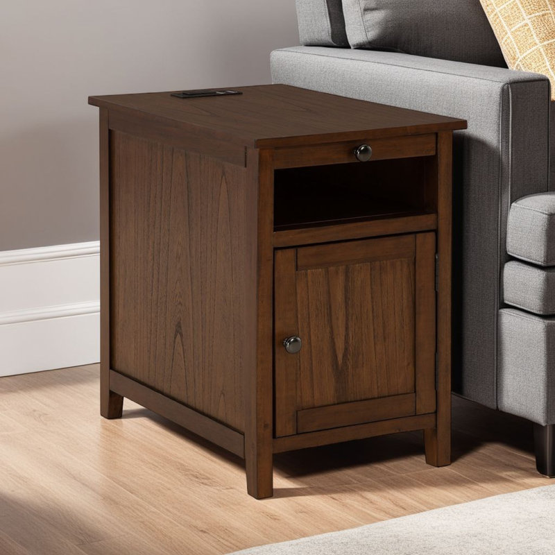 Table de bout Jazayvion, Brun