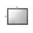 Espresso Finish Mirror