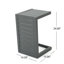 Chaise longue inclinable avec table Gallatin