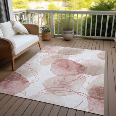 Tapis intérieur / extérieur en polyester tissé à la machine Kinslot