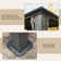 Galvanized Steel Patio Gazebo with Overhang Slope-design Double Roof