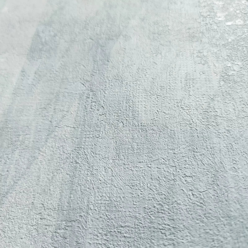Papier peint texturé simili béton délavé gris pâle délavé