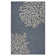 Christiane Navy/Gray Floral Coastal Reef Indoor/Outdoor Area Rug