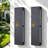 2 Packs Outdoor Wall Sconces Black Hardwired Integrated LED Ponce-10366919