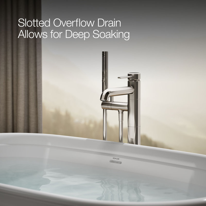 Memoirs 60" x 34" Freestanding Soaking Bathtub