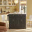 Keyone 115 cm W Kitchen Island with Stainless Steel Top