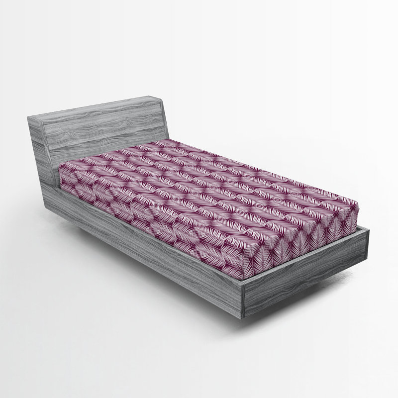 Drap-housse , Drap-housse simple TG, Prune / Blanc