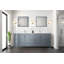 Double Bath Vanity 84 In. W X 22 In. D