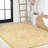 Kisha Bohemian Medallion Textured Weave Yellow/Cream Indoor/Outdoor Rug-2138403799
