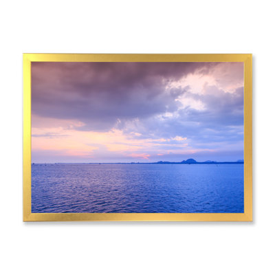 «Panoramic Cloud and Sky At Sunset V», reproduction sur toile